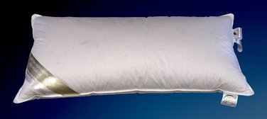 Подушка Betten Hofmann Extreme Volume з пуху та пера, дуже жорстка, 40x80 см, наповнювач 1200 г, щільна та міцна, забезпечує підтримку, натуральний продукт, не вищипує живих істот