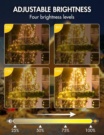 Казкові ліхтарі на відкритому повітрі з вилкою, 50M 500 світлодіодних казкових ліхтарів у приміщенні з пультом дистанційного керув