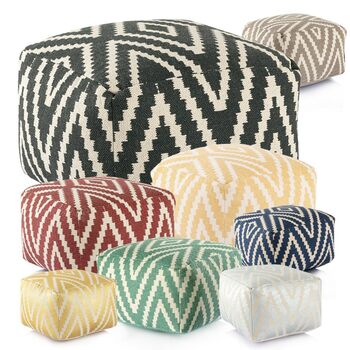 Килим куб сидіння 50x50 H35см пуф підніжка підлогова подушка підніжка колір чорний