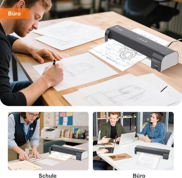 Ламінатор Bonsaii A3, швидкий нагрів та ламінування, 80-125 мікрон, захист від застрягання, ламінатор для школи, офісу та домашнього використання (L318-A) 13 дюймів 5 пакетів