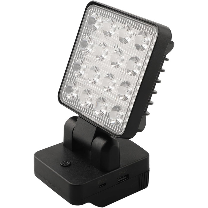 Бездротовий робочий ліхтар, сумісний з акумуляторами Metabo серії 18V, з регульованою яскравістю та низьким рівнем Vo для захисту L-tag.