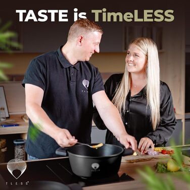 В1 лита алюмінієва сковорода з кришкою підходить для використання в духовці для запікання та тушкування або як сковорода для індук