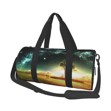 Дорожня сумка-циліндр Аніме Скай, спортивна сумка для чоловіків та жінок, сумка-мішок, спортивна дорожня сумка