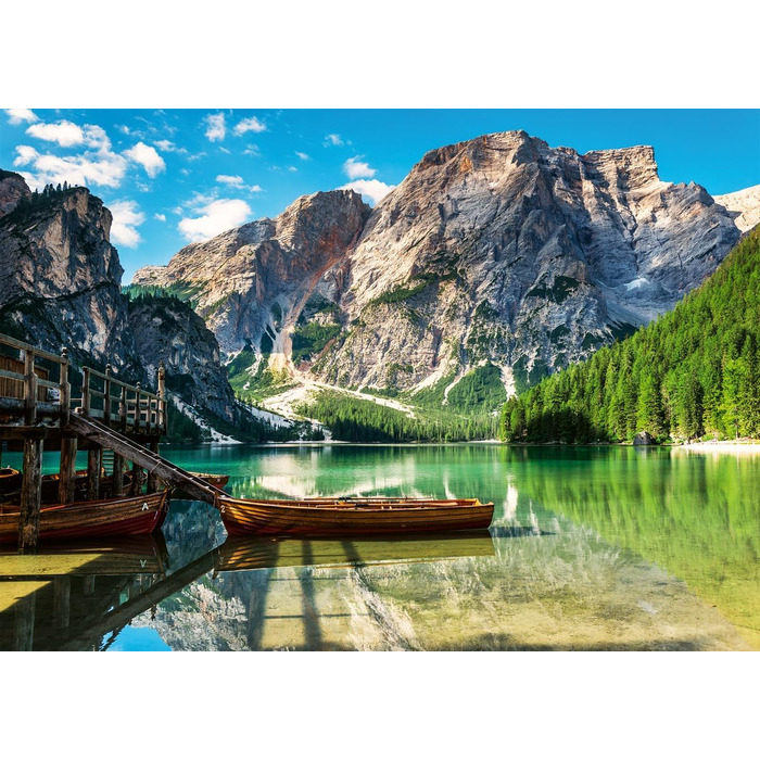 Пазл Ravensburger 12000363 - Pragser Wildsee, Доломітові Альпи, Південний Тіроль - пазл на 1000 елементів для дорослих і дітей від
