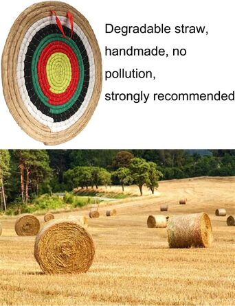 Мішень AUVIM для стрільби з лука, ручна робота, 20" (≈51 см), L — зелена, 1 шар