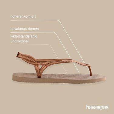 Босоніжки унісекс Havaianas Kinder Luna Slingback 39/40 EU Rose Gold