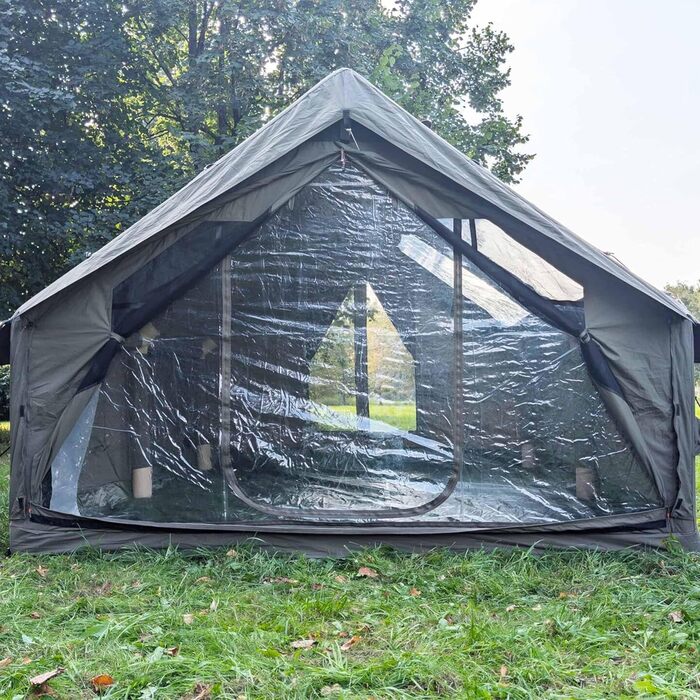 Намет надувний 6-місний RBM Outdoors Panda – 4-сезонний, водостійкий, із клапаном для печі, кахі