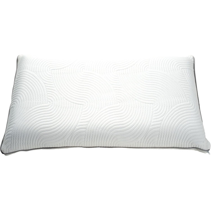 Подушка з піни з ефектом пам&39яті 40x80 см Ортопедична подушка для підтримки шиї з гелем та в&39язкопружною піною Регульована висота та ергономічна Дихаюча, ідеально підходить для болю в шиї та спині