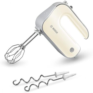 Ручний міксер Bosch MFQ40301 500 Вт, гладкий ванільний / сріблястий