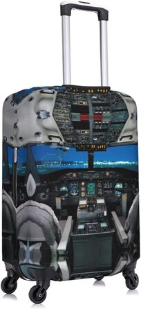 Чохол для валізи Авіаційний кокпіт - захист від пилу та подряпин, еластична обкладинка для подорожей, розмір 90