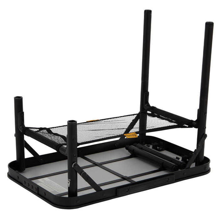 Стіл Bo-Camp Woodbine 56x34 cm Black/Wood look (1404191)