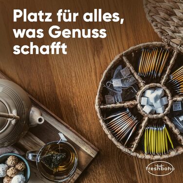 Коробка для зберігання чайних пакетиків надзвичайно великі радіальні відділення кругла коробка для зберігання чайних пакетиків Органайзер, коробка, для зберігання чаю з морської трави виберіть свою модель