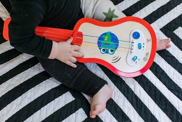 Дерев'яна музична іграшка Baby Einstein Hape Magic Touch Ukulele, 30 мелодій, 2 режими гри та регулювання гучності, від 12 місяців Ukulele Red