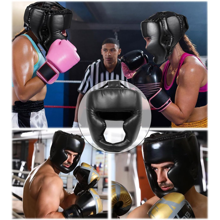 Захист голови з найкращими тренувальними головними уборами для карате, головними уборами для боксу, кікбоксингу, тхеквондо, тренувальними головними уборами для карате, боксерськими головними уборами для дорослих, головними уборами для спарингу та муай-тай