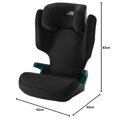 Дитяче автокрісло Britax Rmer ADVENTURE PLUS 2, для дітей зростом 100-150 см (i-Size), 3,5-12 років, Space Black
