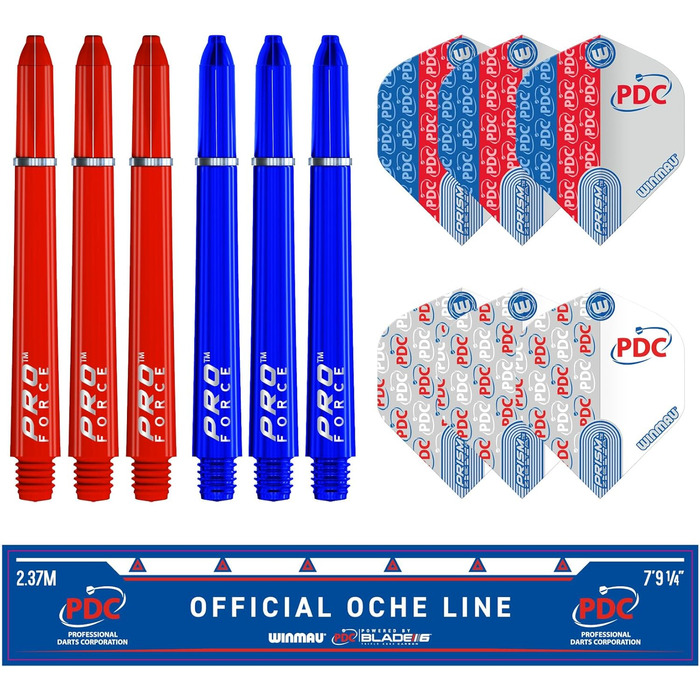 Професійна щетинна мішень для дартсу WINMAU Blade 6 - Офіційна специфікація турніру. Набір Blade 6 PDC.