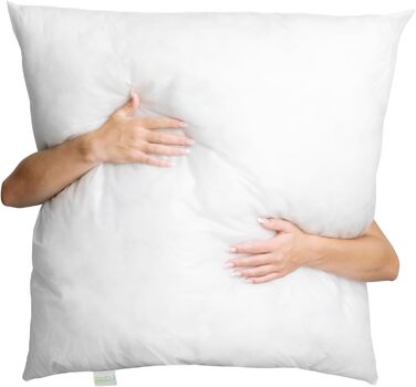 Подушки Bodyprotect 80 x 80 см, комплект з 2 шт. , подушки Ecoline з нетканого спанбонду, комплект постільної білизни подвійного розміру зі 100 мікрофібри, можна прати, білий колір