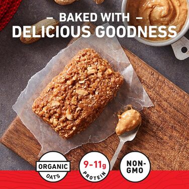 Енергетичні батончики Clif Bar Crunchy Peanut Butter, 12 батончиків / коробка Crunchy Peanut Butter 12 шт. (1 упаковка)