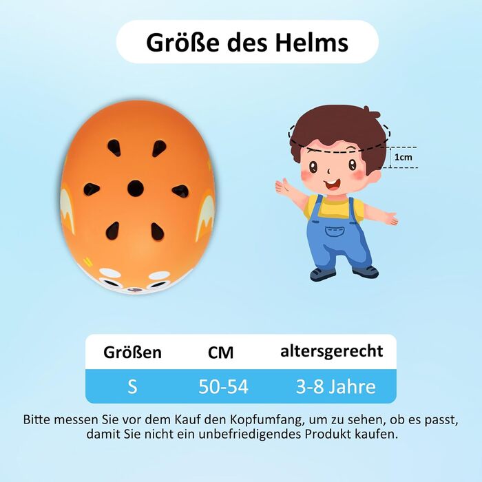Дитячий шолом GIYIM 3 роки - Симпатичний дитячий шолом з мультяшним малюнком з регулюванням розміру, дитячий велосипедний шолом з