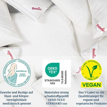 Подушка PARADIES 40x80 см із блискавкою - Softy Top Bio середньої жорсткості з алое вера, подушка для сну середньої жорсткості, веганська подушка середньої жорсткості (1 упаковка) 40 x 80 см