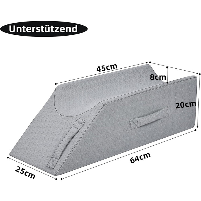 Подушка для підняття ніг HAVARGO з піни з ефектом пам&39яті, для використання після операції, травм або для відпочинку - подушка для підняття ніг, подушка для ніг