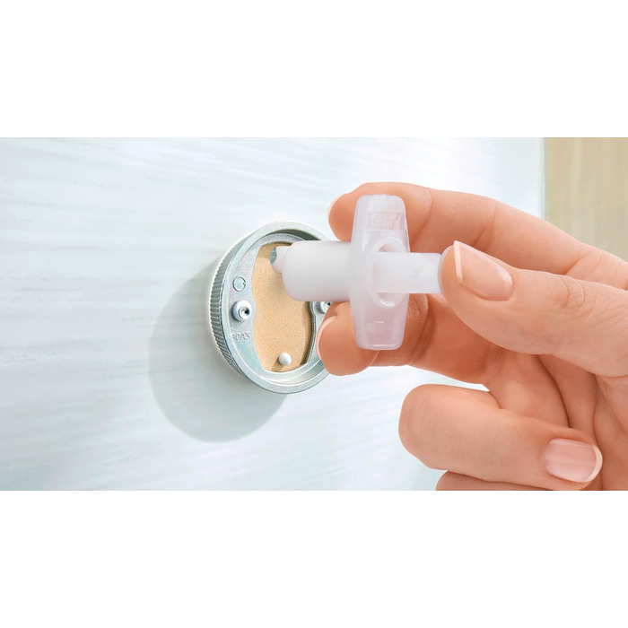 Тримач змінного рулону для туалетного паперу, хромований - для настінного монтажу без свердління, вкл. клейовий розчин - 50 мм x 5