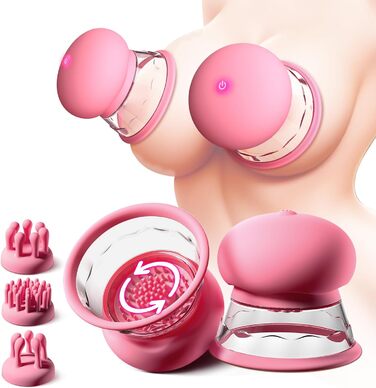 Стимулятор грудей та клітора VTAON 3в1, 10 режимів