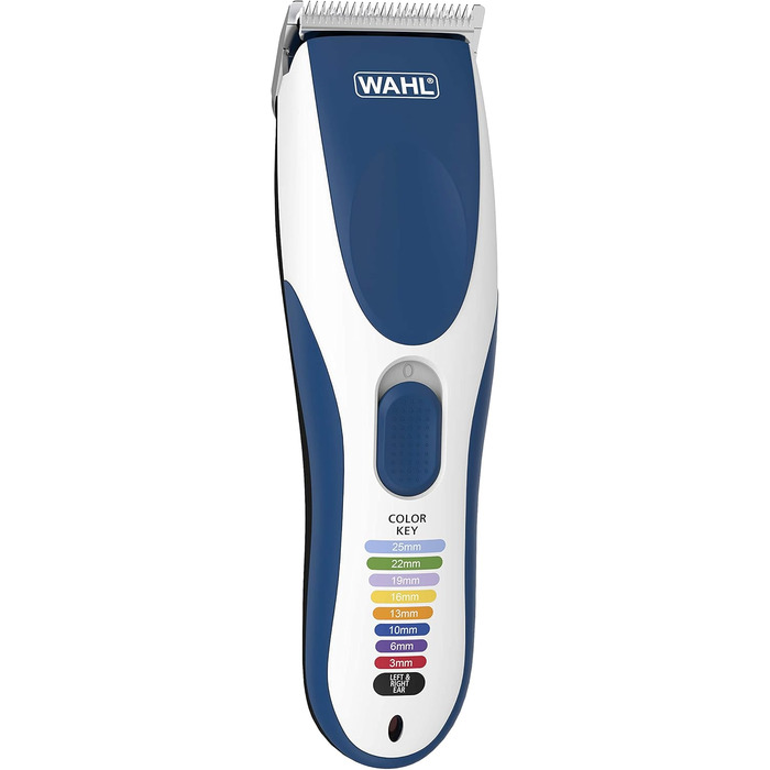 Бездротова машинка для стрижки волосся Wahl 09649-016 ColorPro, синій, сріблястий