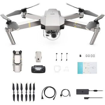 Квадрокоптер DJI Mavic Pro з камерою, платиновий