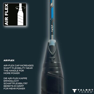 Ракетка для бадмінтону Talbot Torro Isoforce 511, 100 Carbon4, легка та зручна, доступні різні дизайни 439562 - Isoforce 511