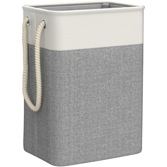 Великий кошик для білизни 78 л, складаний кошик для білизни з мотузковими ручками кошик для зберігання підходить для спальні праль