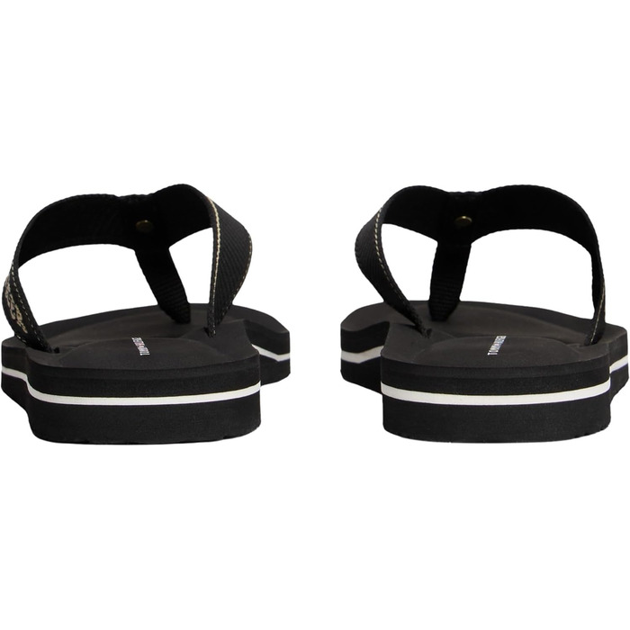 Жіночі шльопанці Tommy Hilfiger на середній танкетці, літні, чорного кольору, 42 EU