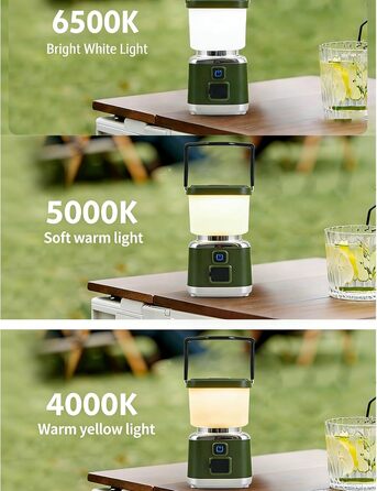 Портативний кемпінговий ліхтар, портативна атмосферна лампа, з регульованою яскравістю, підвісна лампа для намету, нічники для активного відпочинку, кемпінгу, риболовлі, надзвичайних ситуацій, освітлення