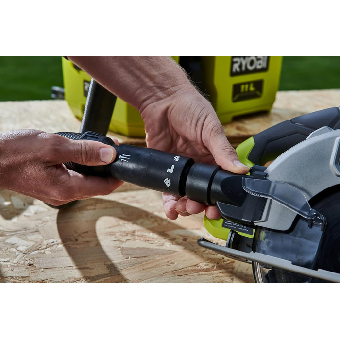 Безщіткова акумуляторна портативна дискова пила RYOBI 18 В ONE RCS18BL-0, пильний диск 184 мм, налаштування без інструменту, без а