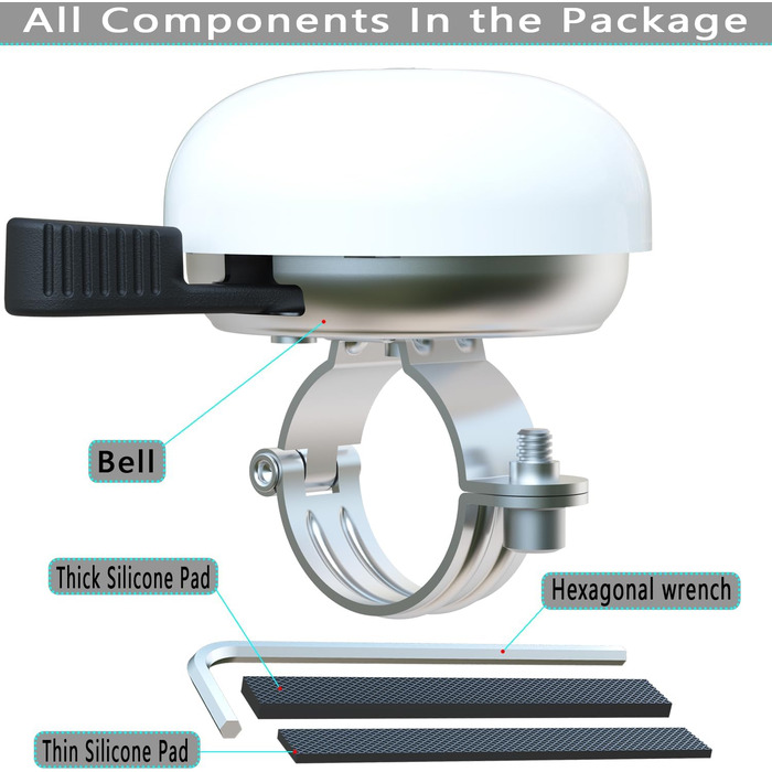 Чудовий ретро та міцний велосипедний дзвінок, гучний