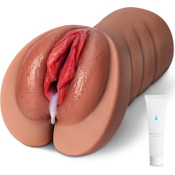 Реалістичний мастурбатор Kexyz 2-в-1, з подвійним каналом і текстурою 5D