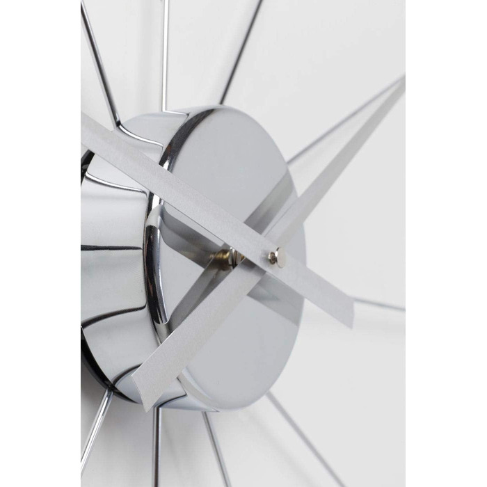 Настінний годинник Kare Design Like Umbrella, Rosegold, діаметр 100 см, безтихий кварцовий механізм, великий сучасний мінімалістичний годинник для вітальні, сталь, батарейки до комплекту не входять
