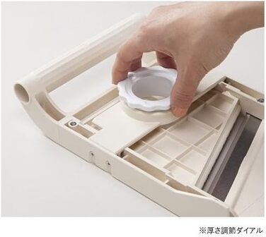 Рубанок Benriner Mandolin Jumbo, японське лезо з нержавіючої сталі, бежевий різак джамбо, бежевий