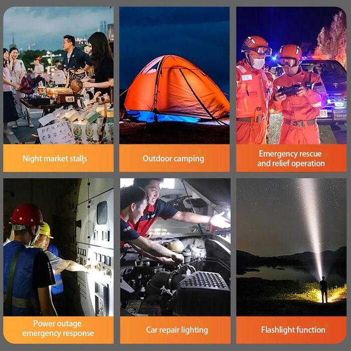 Портативний нічник з гачком для кемпінгу з USB-акумулятором для кемпінгу, сонячної батареї, світлодіодного освітлення для кемпінгу, легкого використання