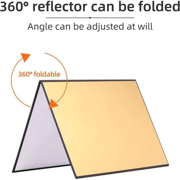 В 1 світловідбивач для фотографії A3x2, 42x29.7см складаний рефлектор Картонні аксесуари для фотозйомки натюрморт, ювелірні вироби, їжа, предметна зйомка, фото (золото/срібло, білий, чорний), 3