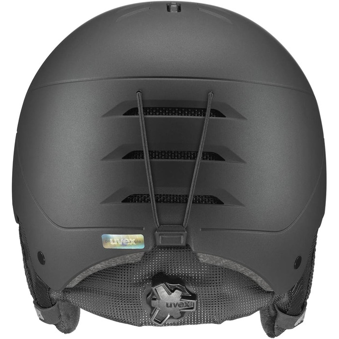 Регульований шолом для лиж та сноуборду з системою вентиляції, що блокується, для жінок та чоловіків, чорний матовий, 58-61 см, обтічний