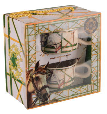 Набір чашок LED Horses, 2х220 мл (7133154)