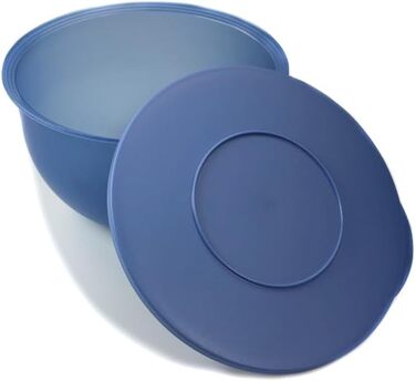 Миска Tupperware Young Wave 4,3 л темно-синя, сервірувальна миска, темно-синя, 4,3 літра