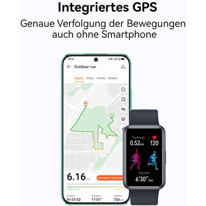 Смарт-годинник із 1,64-дюймовим HD AMOLED-дисплеєм, професійним керуванням здоров&39ям, GPS, практичним помічником на кожен день, 6 місяців розширеної гарантії, чорний FIT SE Black