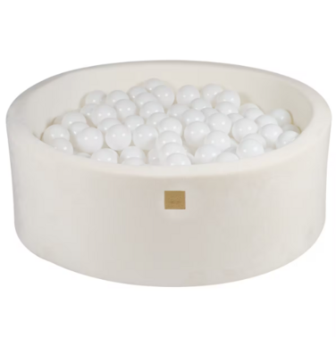 Сухий басейн MeowBaby з кульками, білий