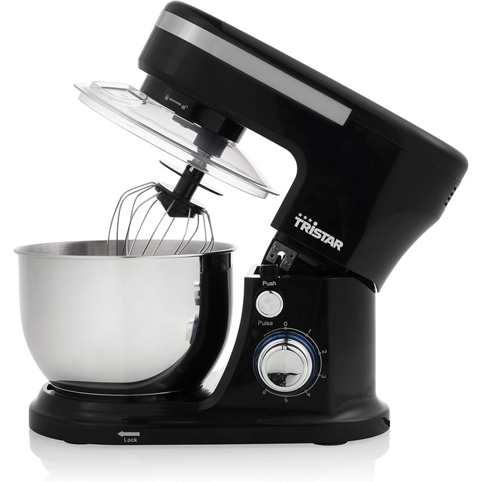 Кухонний комбайн Tristar MX-4837, нержавіюча сталь 18/8, 4 літри