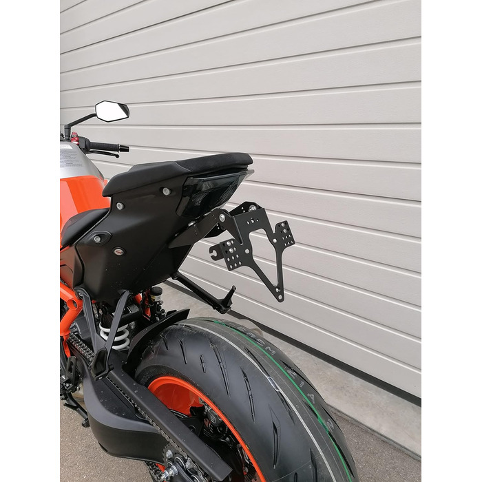 Тримач номерного знака GroFaTec EVO для KTM 1290 Superduke R Bj 20-22 Тримач номерного знака Super Duke1290 Тримач номерного знака короткий задній конвертер Porta Targa