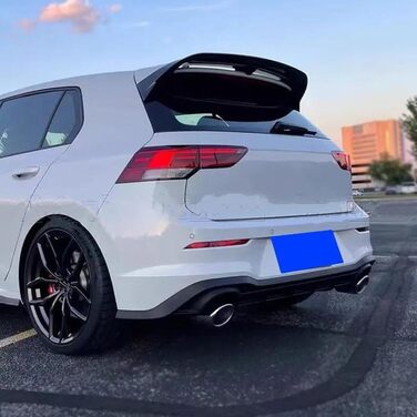 Задня спойлерна кромка для VW Golf 8 VIII R GTI GTD GTE 2020-2021, заднє крило, губа-спойлер для тюнінгу автомобіля, ABS пластик (колір A)