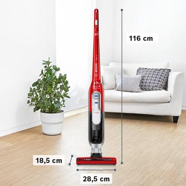 Акумуляторний пилосос Bosch Athlet Zoo'o BCH6ZOOO, пилосос для домашніх тварин, без мішка, ідеально підходить для прибирання шерст