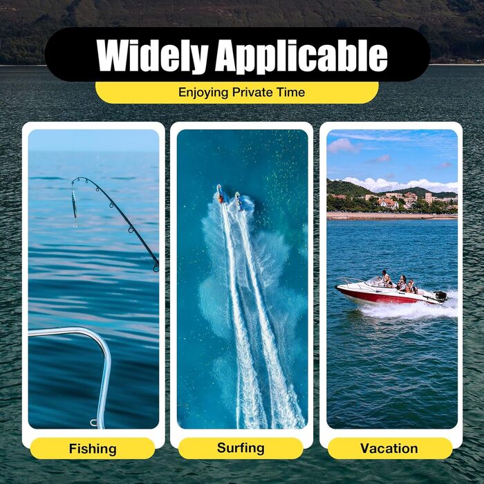 Тактний підвісний мотор 4 к.с. - бензиновий підвісний мотор об&39ємом 55 куб.см, потужністю 2,9 кВт, з системою CDI, системою повітряного охолодження та паливним баком об&39ємом 1,4 л для каяків, каное та шлюпок (4-тактний, 4 к.с.), 4-